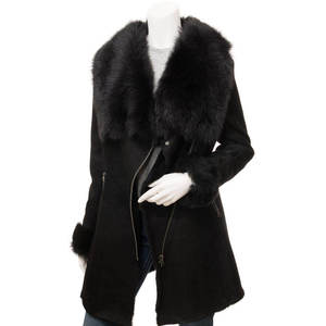 Veste en cuir pour femme automne-hiver, col montant, fermeture éclair, coupe-vent, imperméable, écologique, respirante, prix abordable pour adultes - Product Image 3