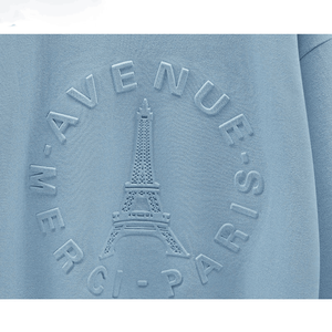 Sudadera personalizada 100% algodón en relieve para hombre estilo de moda térmica de gran tamaño para el invierno - Product Image 5