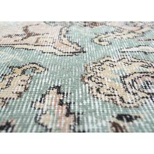 Tapis en laine noué à la main bleu vintage pour la maison Pae-2826 - Product Image 3