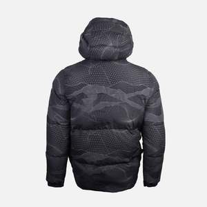 Navigate Phungphuk Chaqueta de invierno reversible de talla grande impermeable con capucha Cierre de cremallera Logo Imprimir Decoración Estilo FXDD - Product Image 5