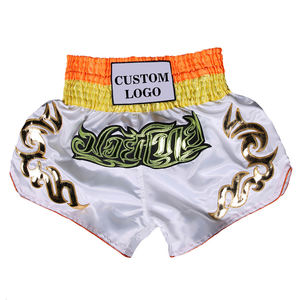 Nouveauté Logo personnalisé Kick Boxing Muay Thai Shorts Vêtements d'arts martiaux Vêtements de sport Muay Thai Shorts - Product Image 2