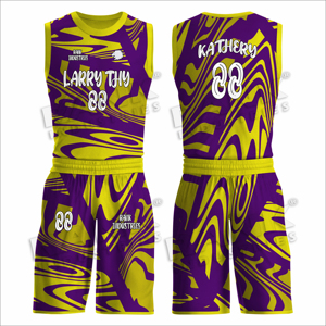 Nuevo Uniforme de Baloncesto Personalizado a Precio Económico, Uniforme de Baloncesto con Impresión por Sublimación - Product Image 1