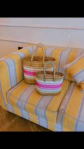 Sac à provisions en nylon réutilisable écologique avec fermeture à glissière RPET Sacs de plage en plastique recyclé tissé à la main fabriqués en Inde - Product Image 4