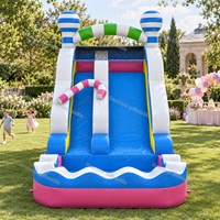 Vente chaude Parc de jeux commercial Parcours d'obstacles Château gonflable Thème licorne