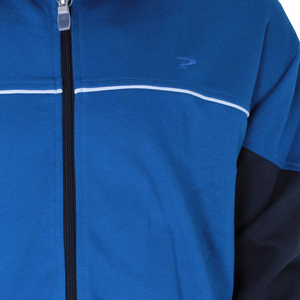 Survêtement pour homme à capuche en molleton 100% coton, poids lourd, style urbain, avec logo personnalisé, deux couleurs unies, coupe classique, respirant et à séchage rapide - Product Image 4