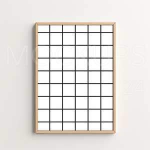 Cadre photo carré en bois DIY, affichage minimaliste, fait main, léger, écologique, guide PDF téléchargeable, étape par étape, image - Product Image 3