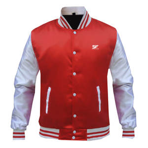 Chaquetas de Satén Bordadas e Impresas de Alta Calidad Personalizadas OEM, Chaquetas de Satén a Precio Razonable - Product Image 1