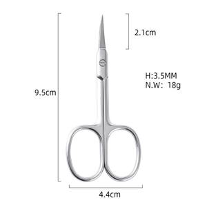 Wholesale High Quality Customized Best Supplier <b>Curved</b> Cuticle <b>Scissors</b> for Personal Beard and Eyebrow Care From Pakistan - Product Image 2