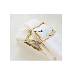 Set of 4 Different Shapes Napkin Rings With Bestest Quality Metal Napkin Rings For Wholesale Supplier - Product Image 3