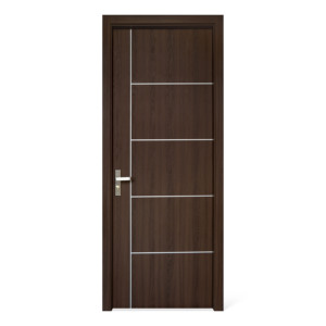 Portes intérieures en WPC de style fusion classique et moderne, design personnalisable avec des caractéristiques imperméables et insonorisantes - Product Image 1