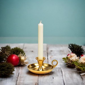 Bougeoir en renne argenté de luxe avec base en bois Pièce de décoration festive élégante parfaite pour le centre de table de vacances - Product Image 5