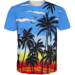 เสื้อยืด3D ซับลิเมชันสำหรับผู้ชายเสื้อยืดผลิตจากโพลีเอสเตอร์แฟชั่นมืออาชีพออกแบบได้ตามต้องการ - Product Image 1