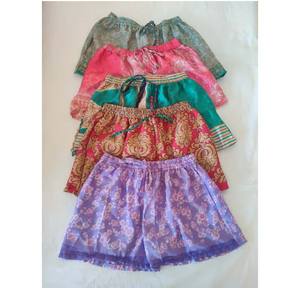 Pantalones cortos de seda supervendidos para mujer, Bohemia Hippie ropa de noche, pantalones cortos Unisex con bolsillo, ropa de playa, pantalones cortos informales, pantalones cortos de verano - Product Image 4