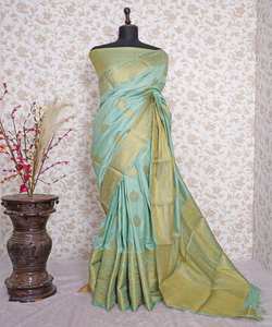 ผ้าไหม Banarasi สำหรับผู้หญิงผ้าส่าหรีที่มีการปักที่สง่างามและงานแต่งงานแบบดั้งเดิม - Product Image 6