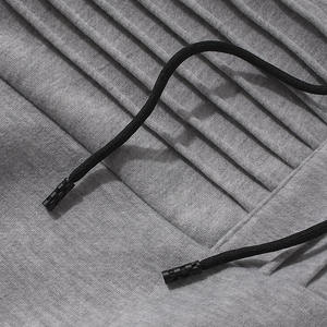 เสื้อผ้าผู้ชายสั่งทำพิเศษ คุณภาพสูง เป็นมิตรกับสิ่งแวดล้อม ระบายอากาศได้ดี แห้งเร็ว ผ้าหนา โพลีเอสเตอร์ผสมคอตตอน ผ้าเฟรนช์เทอร์รี่ ย้อมสีพื้น สำหรับฤดูหนาว พร้อมโลโก้ - Product Image 4