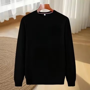 Sweat à capuche à col rond brodé de haute qualité sweat-shirt pour homme unisexe Logo personnalisé 100% coton sweat-shirt à col rond vierge Vintage - Product Image 2