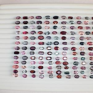 Piedra preciosa natural multiespinela tratada térmicamente con certificado IGI - Product Image 1