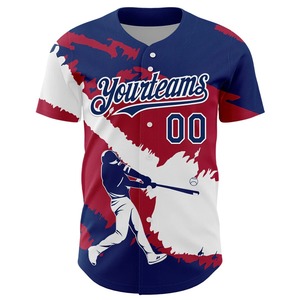 Maillot de baseball personnalisé pour adulte – Respirant, confortable, durable – Vêtement de sport conçu pour la vitesse – Grandes tailles – Devant - Product Image 4