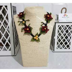 İğne Oyası Canıma Can Katan Kolye Collier pendentif mode - Product Image 1
