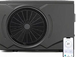 ปั๊มความร้อนสระว่ายน้ำ 58,000 BTU, เครื่องทำความร้อนสระว่ายน้ำแบบอินเวอร์เตอร์สำหรับสระว่ายน้ำขนาด 16,500 แกลลอน - Product Image 1