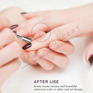 Empujador de cutículas de uñas de acero inoxidable de doble punta profesional Herramienta de manicura y pedicura sostenible - Product Image 5