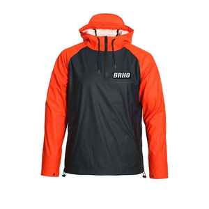 GAA เสื้อแจ็คเก็ตกันลมใส่สบายสำหรับทีม unisex พร้อมหมวกปรับได้ปรับแต่งได้ - Product Image 4