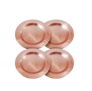 Dessous de verre en cuivre pour vaisselle de table faite à la main avec logo Offre Spéciale au design personnalisé Produit fait main 100% Dessous de verre en cuivre à vendre - Product Image 6