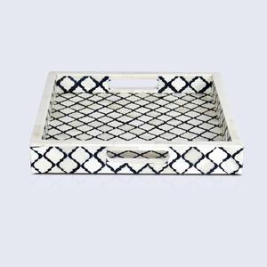 Bandeja Decorativa con Incrustaciones de Hueso de Diseño Personalizado para Interiores de Lujo - Product Image 2