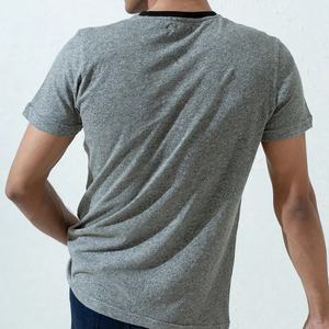 Camiseta de algodón informal más vendida para hombre, Camiseta de cuello redondo de 220 GSM de alta calidad, diseño de logotipo impreso personalizado - Product Image 5