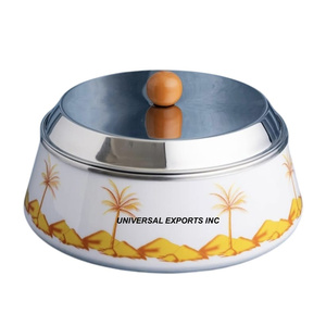 Calentador de Comida de Metal Meena Design, Excelente Calidad, Cazuela Hecha a Mano, Clásica y Elegante, Nuevo Calentador de Comida de Metal - Product Image 4