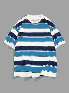 Camisetas de Verano para Hombre, 100% Algodón, Casuales, Transpirables, con Hombros Caídos, Logotipo Personalizable, Camiseta Informal - Product Image 2