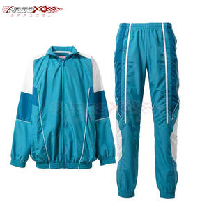 Traje cortavientos de moda para hombre con logotipo impreso y chaqueta con capucha Traje cortavientos de dos tonos - Product Image 1