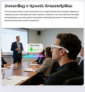 快適なAIグラスX01 Ultra：AI ChatGPT搭載、長時間バッテリー、8MPビジュアルサーチ、翻訳機能、充電ケース、Wi-Fi対応 - Product Image 6