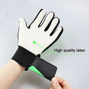 Guantes de portero de fútbol profesional para adultos y jóvenes Goma de cuero de moda - Product Image 4