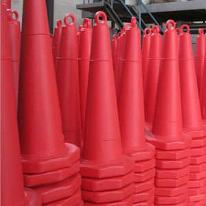 Cono Stradale Temporaneo di Avvertimento Riempibile con Sabbia in PE da 750 mm di Alta Qualità per Costruzioni Stradali e Controllo del Traffico 2026 - Product Image 3