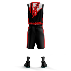Uniformes de basket-ball réversibles personnalisés de haute qualité, confortables, sans manches, service OEM ODM, tailles plus grandes, techniques d'impression - Product Image 4
