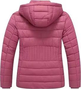 Doudoune pour femme pour l'hiver avec traitement brut vêtements d'extérieur respirants couleur personnalisée légère grande taille contraste - Product Image 2