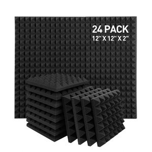Paneles Acústicos de Espuma Piramidal Premium <span class=keywords><strong>para</strong></span> Insonorización, Reducción de <span class=keywords><strong>Ruido</strong></span> en Estudios, Control de Eco y Tratamiento de Aislamiento - Product Image 2