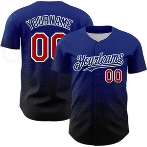 Camiseta de Béisbol Sublimada con Diseño a Todo Color, 100% Poliéster, Bordado 3D Personalizable, Gráficos Vibrantes y Duraderos, Transpirable - Product Image 1