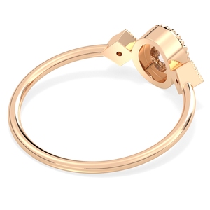 Anillo de Compromiso Solitario de Moissanita con Corte Ovalado de 0.31 Quilates en Oro Sólido de 14K, el Más Vendido de REYES, para Mujer, Certificado por GRA, Joyería Fina - Product Image 4