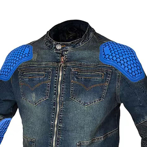 Veste en jean rembourrée surdimensionnée originale 100% coton pour homme Veste en jean tendance à l'aspect urbain - Product Image 4