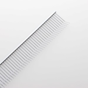 Herramienta de aseo de peine para mascotas con pasador curvo de acero inoxidable ecológico profesional fácil de usar para perros y gatos - Product Image 4