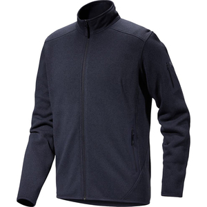 Personalizada de invierno de los hombres de Shell suave impermeable al aire libre de cremallera completa chaqueta de lana suave para los hombres - Product Image 1