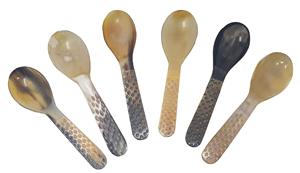 ช้อนเขาควายออร์แกนิคเครื่องครัวทำมือจุได้15มล. สำหรับแจกของรางวัล - Product Image 3