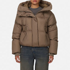 Veste tendance de style streetwear en nylon et polyester de qualité supérieure pour un usage quotidien, prix d'usine, veste matelassée surdimensionnée pour femmes, dernière tendance 2026 - Product Image 1