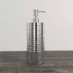 Distributeur de savon liquide en acier inoxydable avec design texturé pour la maison, l'hôtel et les restaurants - Product Image 5