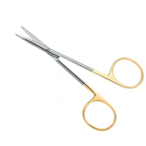 เครื่องมือผ่าตัดเสริมจมูกแบบตรง12ซม. กรรไกรผ่าตัดสแตนเลส - Product Image 5