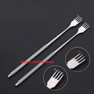 Ensemble d'instruments de rétraction pour chirurgie esthétique des paupières doubles en acier inoxydable BISONS WHOLESALE |   Outil chirurgical pour les yeux, le nez et la peau - Product Image 6