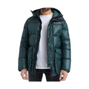 Vente en gros OEM vestes courtes d'hiver décontractées pour hommes personnalisées, design supérieur, manteau avec canard blanc brillant, vestes grande taille imperméables - Product Image 3