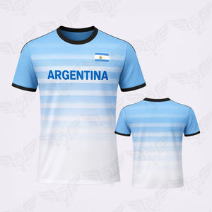 Maillot de football argentin de dernière génération 2026, design personnalisé, prix bas, t-shirt pour les fans - Product Image 5